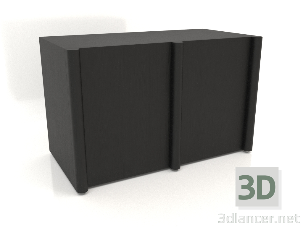 3D Modell Buffet MW 05 (1260x667x798, Holz schwarz) - Vorschau