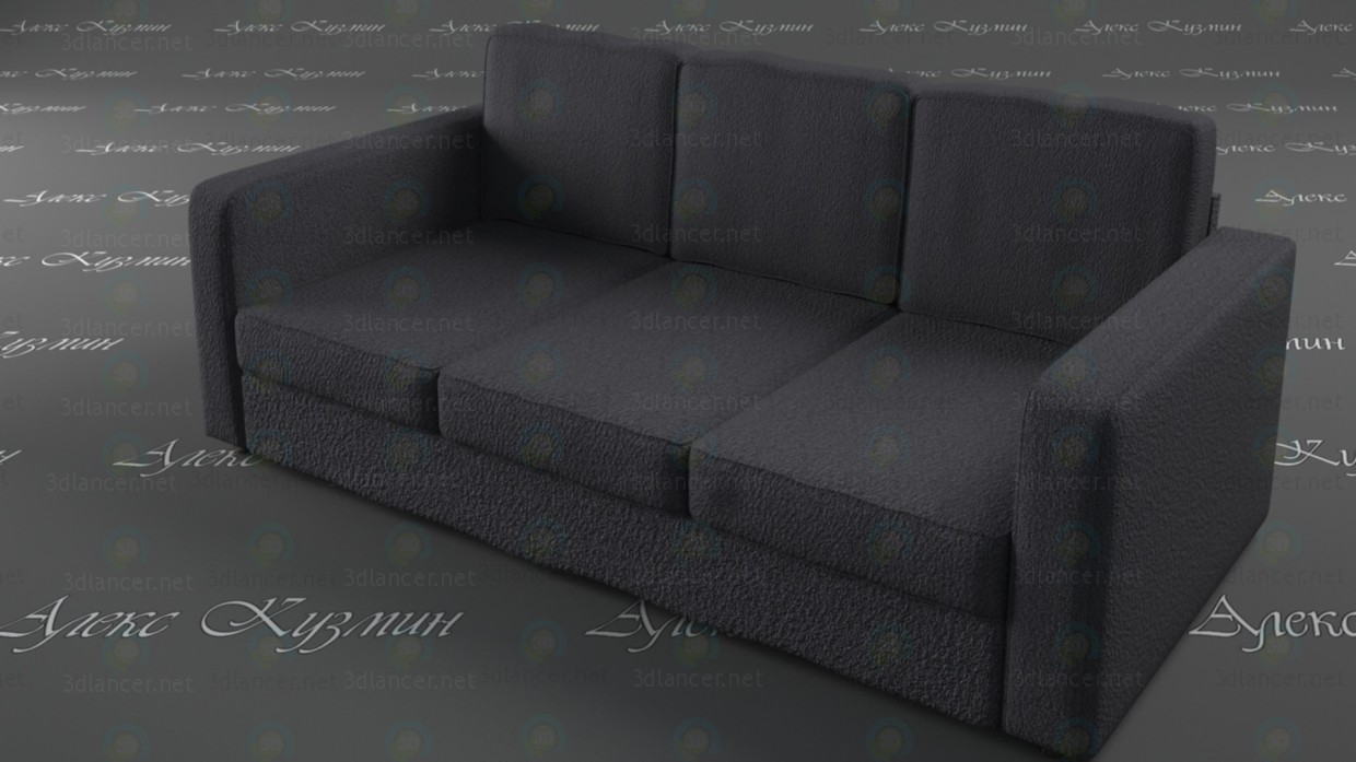 3d model sofa - preview