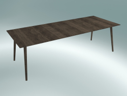 Dining table In Between (SK6, 250x100cm H 74cm, Smoked lacquered oak)