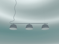 Lámpara de carril Ambit (gris)