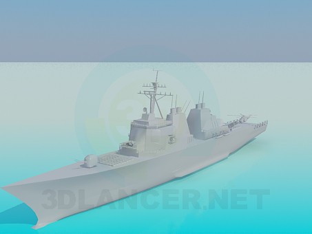 modelo 3D Nave - escuchar modelo 3D Nave - escuchar