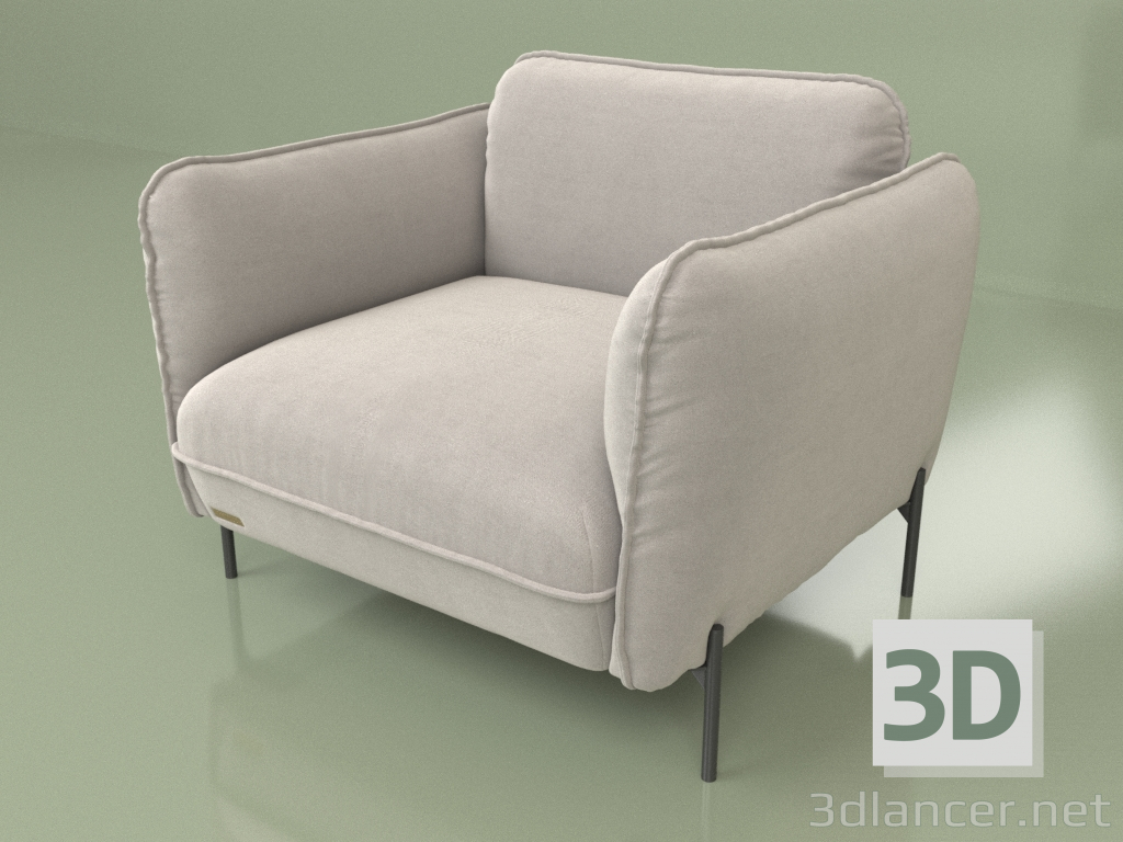 3D modeli Seattle koltuk - önizleme