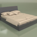 3d модель Ліжко двоспальне Mn 2016-1 (Антрацит) – превью