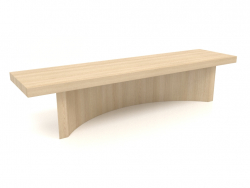 Bench BK (1600x400x350, wood white)