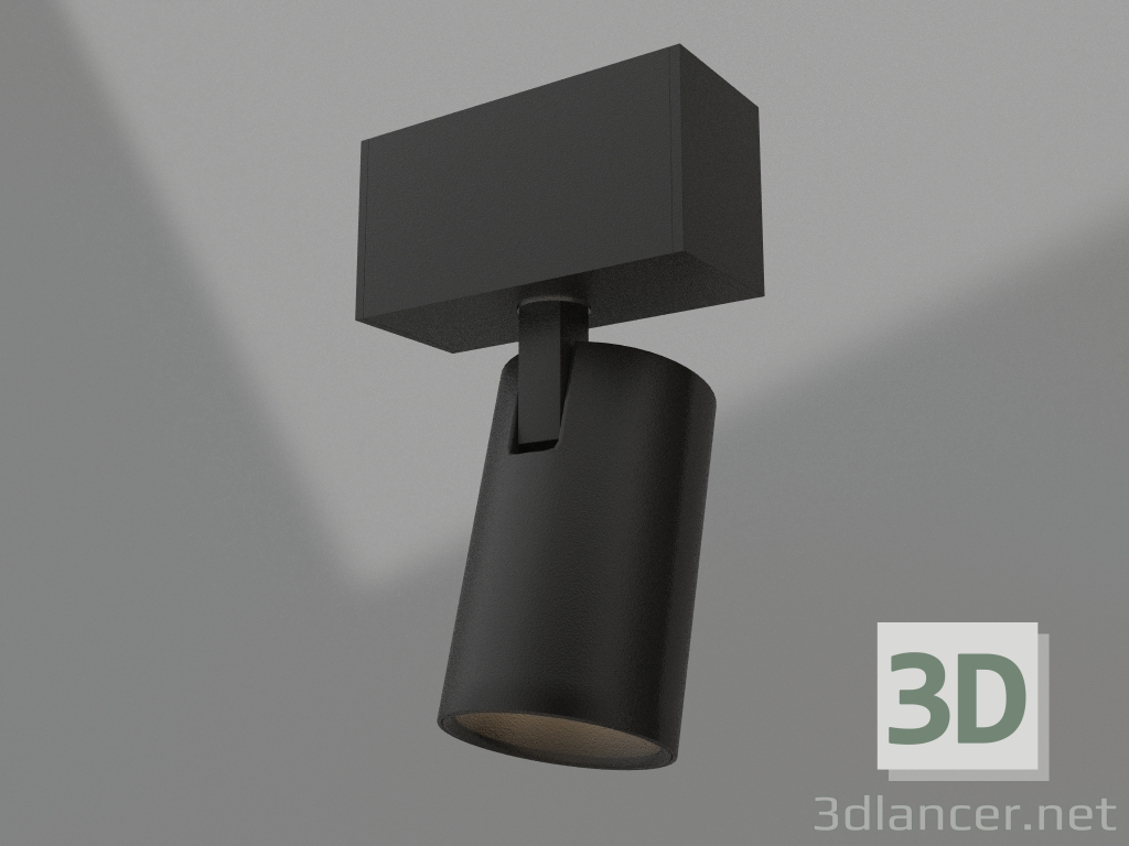 modèle 3D Lampe MAG-SPOT-45-R85-3W Day4000 (BK, 20 degrés, 24V) - preview
