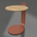 3d model Coffee table Ø36 (Terracotta, Iroko wood) - preview