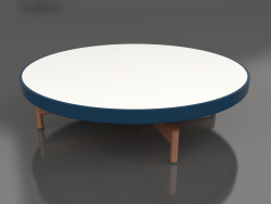 Table basse ronde Ø90x22 (Gris bleu, DEKTON Zenith)