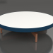 modèle 3D Table basse ronde Ø90x22 (Gris bleu, DEKTON Zenith) - preview