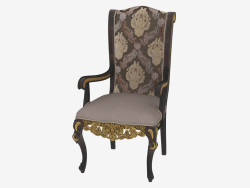 Chair with armrests in classical style ar1509