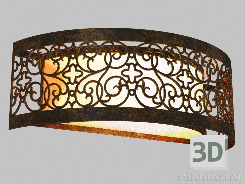 3D modeli Işık duvar Mataram (1374-1W) - önizleme