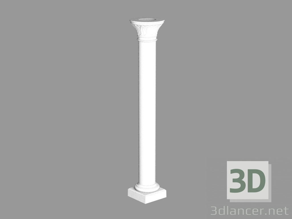 3D Modell Säulenanordnung 3 - Vorschau