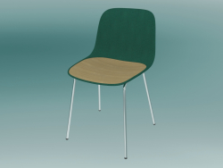 Cadeira SEELA (S312 com estofamento e guarnição de madeira)