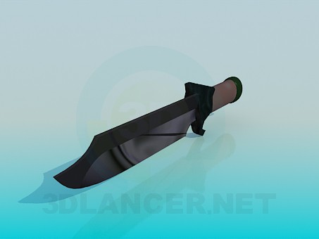 modelo 3D Cuchillo bayoneta - escuchar modelo 3D Cuchillo bayoneta - escuchar