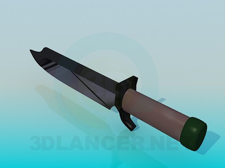 modelo 3D Cuchillo bayoneta - escuchar modelo 3D Cuchillo bayoneta - escuchar