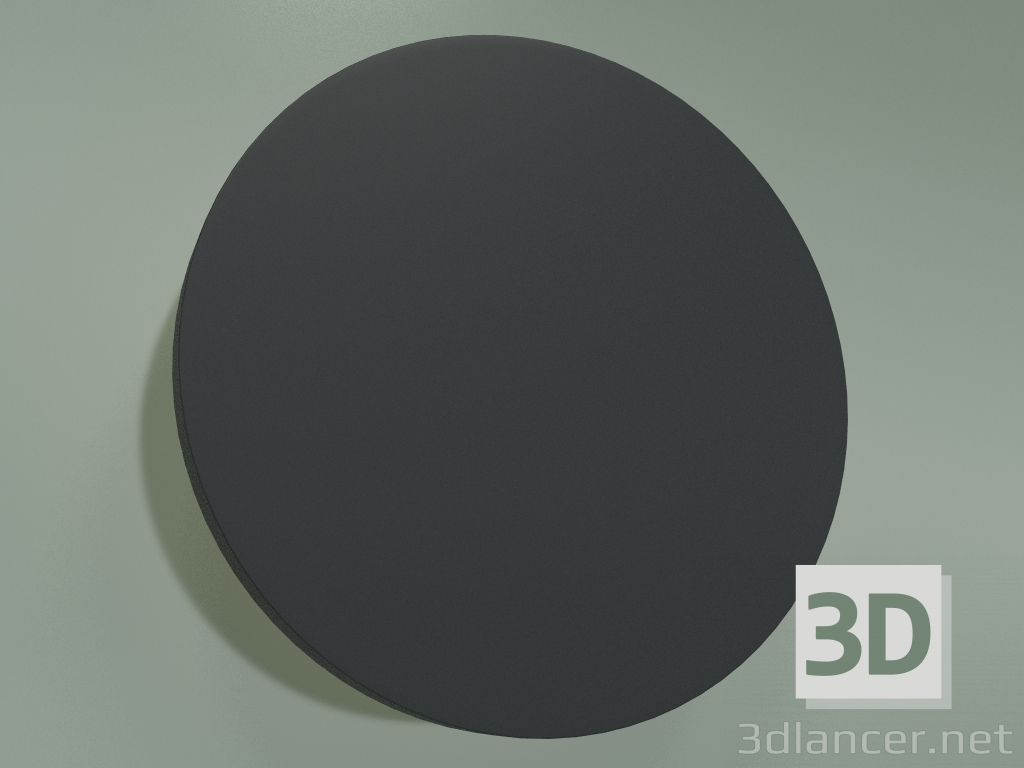 3d model Aplique LED exterior 1661 Techno LED Concept S (negro) - vista previa