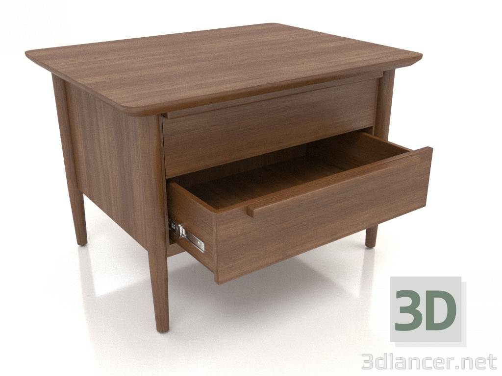 modèle 3D Armoire MC 02 (avec tiroir étendu) (725x565x500, bois brun clair) - preview