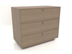 Chest of drawers TM 15 (1001х505х834, wood grey)
