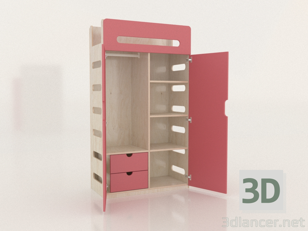 3d model Wardrobe open MOVE WC (WEMWC1) - preview