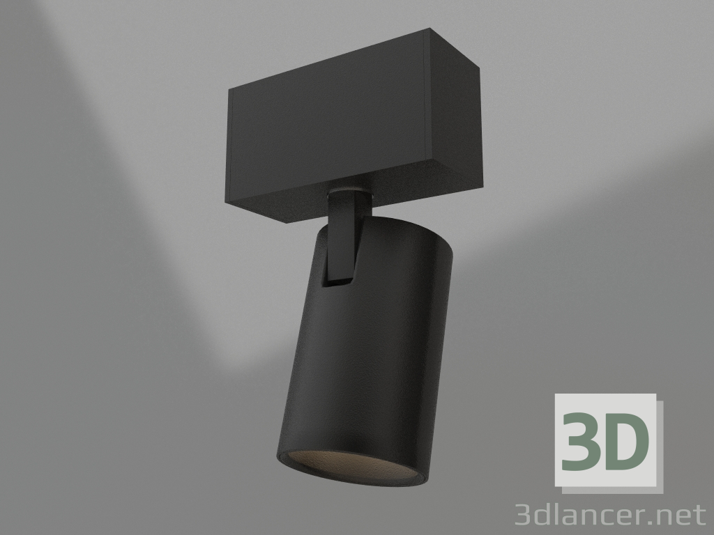 3D Modell Lampe MAG-SPOT-45-R85-5W Warm3000 (BK, 20 Grad, 24V) - Vorschau