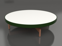 गोल कॉफी टेबल Ø90x22 (बोतल हरा, डेकटन जेनिथ)