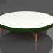 modèle 3D Table basse ronde Ø90x22 (Vert bouteille, DEKTON Zenith) - preview