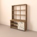 3d model Rack for Cookware with curtain - preview