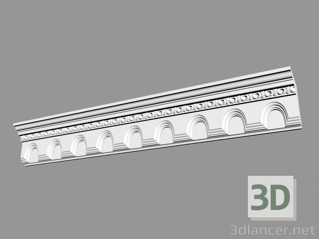 3D modeli Kalıplı korniş (CF6) - önizleme