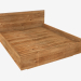 3d model Double bed (SE.1100.3 176x90x207cm) - preview