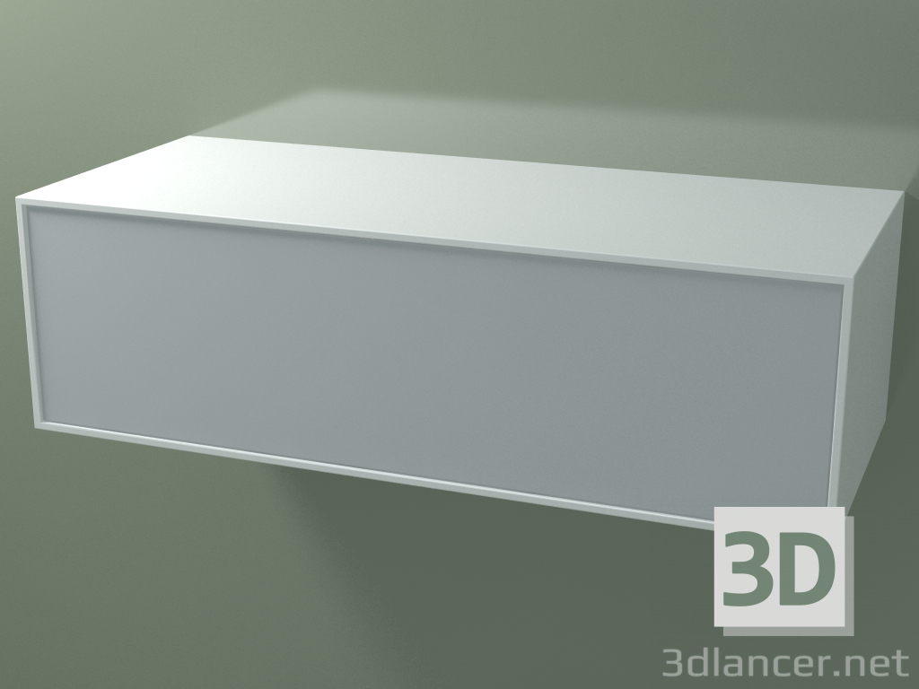 modello 3D Scatola (8AUEВB01, Glacier White C01, HPL P03, L 120, P 50, H 36 cm) - anteprima