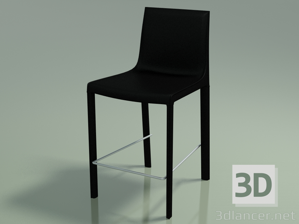 modèle 3D Chaise demi-bar Ashton (111273, noir) - preview