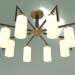 3d model Ceiling chandelier Palio 70126-8 (black) - preview