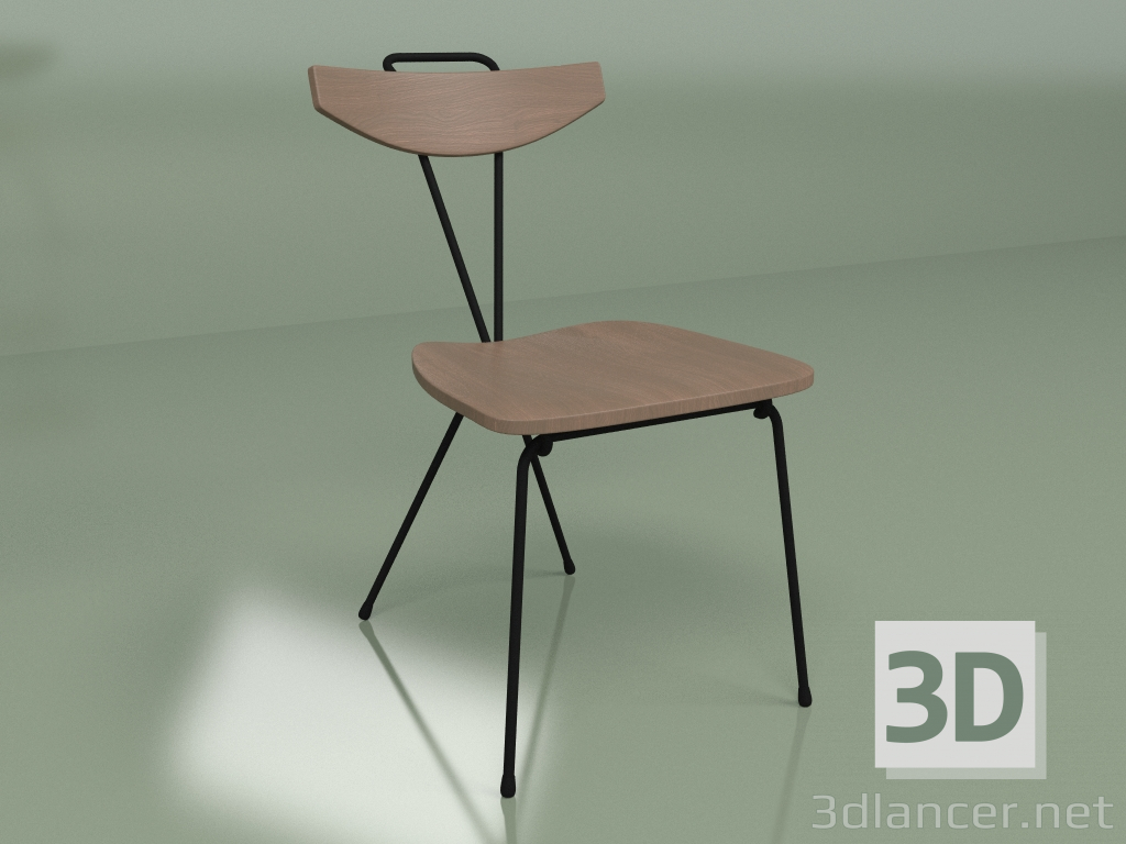 3D modeli Sandalye Eero (ceviz) - önizleme