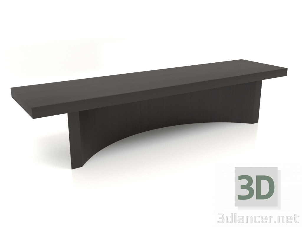 3D modeli Bank BK (1600x400x350, ahşap kahverengi) - önizleme