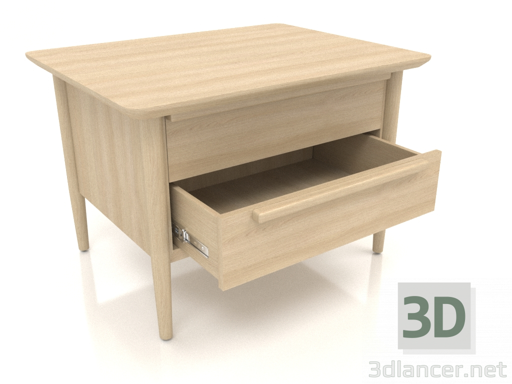 3d model Cabinet MC 02 (with drawer extended) (725x565x500, wood white) - preview