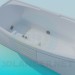 modello 3D Vasca da bagno con jacuzzi - anteprima