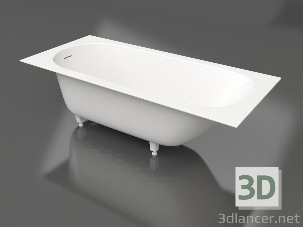 3D modeli Küvet ORNELLA SETİ 180x80 - önizleme