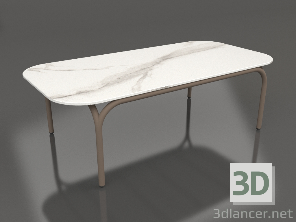 3d model Coffee table (Bronze, DEKTON Aura) - preview