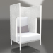 Modelo 3d Chaise lounge casulo (branco) - preview