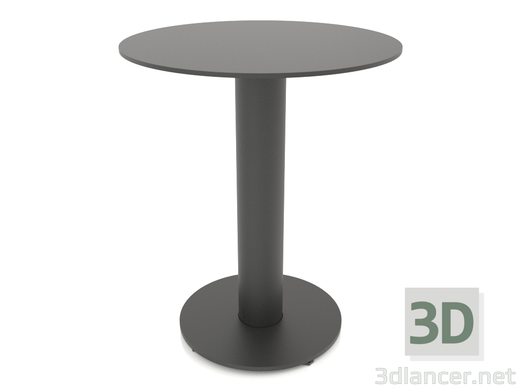 modèle 3D Table basse ronde MONO (pied épais, 40x50) - preview