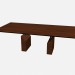 3d model Table rectangular Accademia - preview