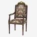 modèle 3D Chaise en style classique 1609 - preview