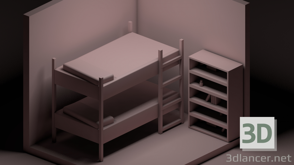 3d model Room - preview
