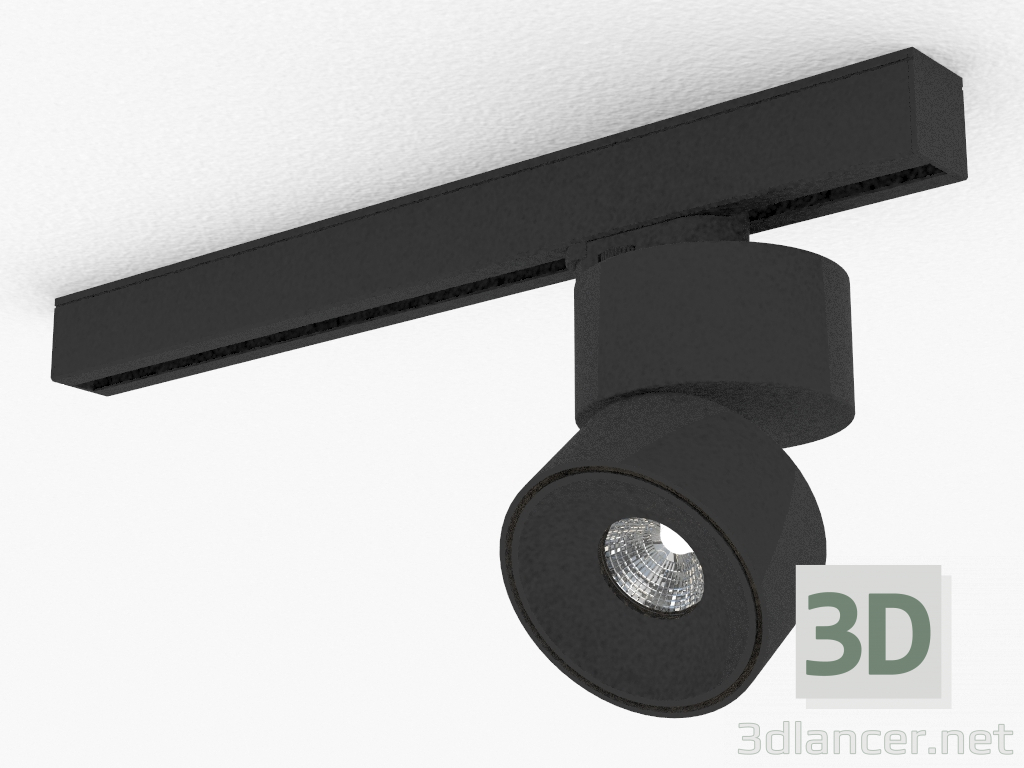 3d model LED downlight for three-phase bus (DL18627_01 Track In Dim) - preview