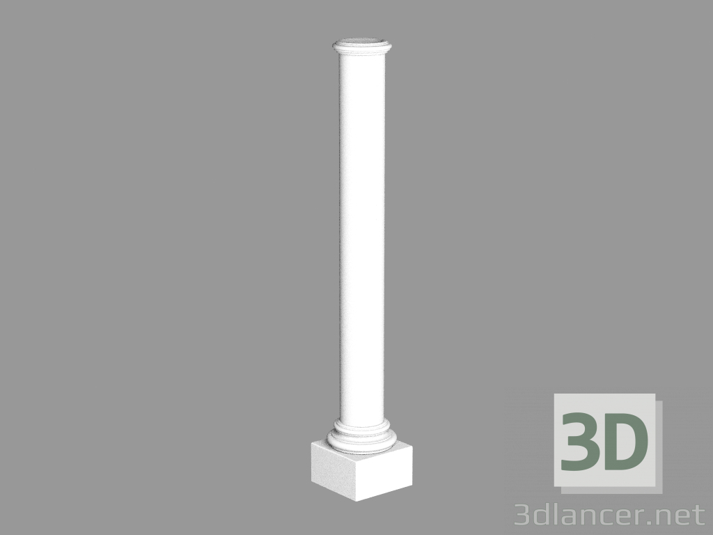 3D Modell Säulenanordnung 1 - Vorschau