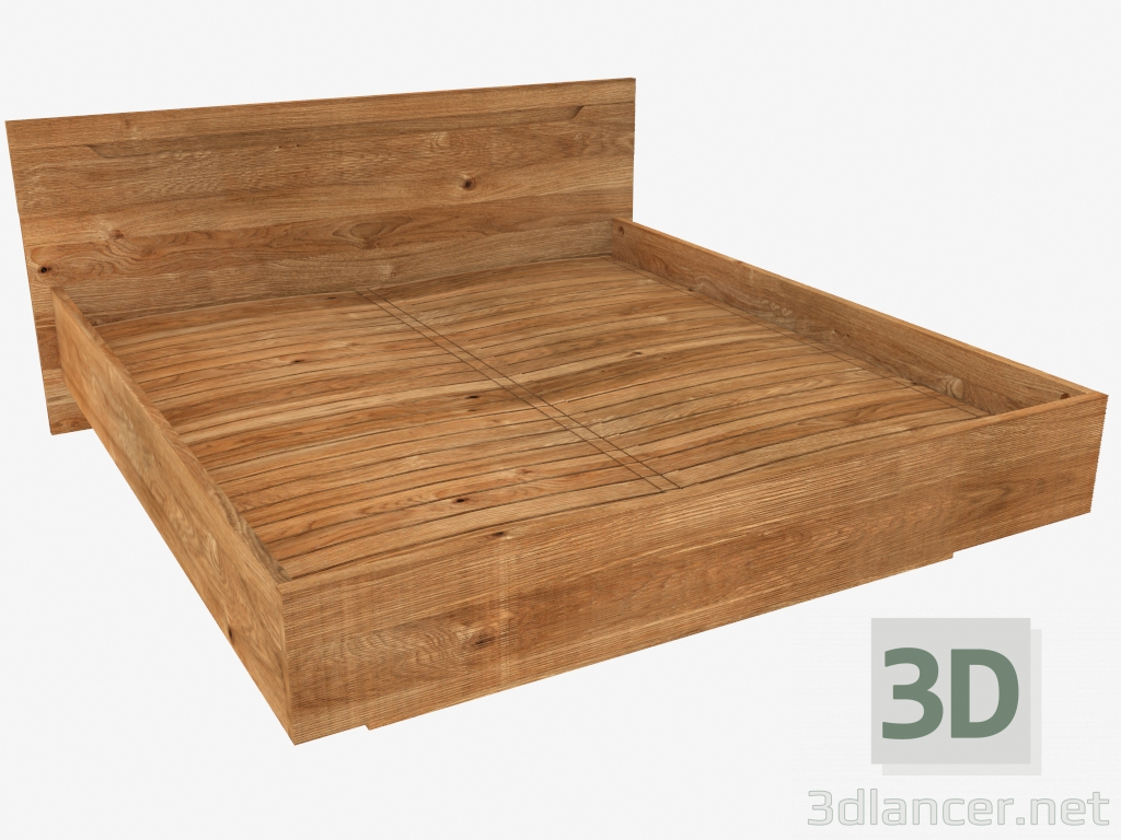 3 डी मॉडल डबल बेड (SE.1101.3 196x90x207cm) - पूर्वावलोकन