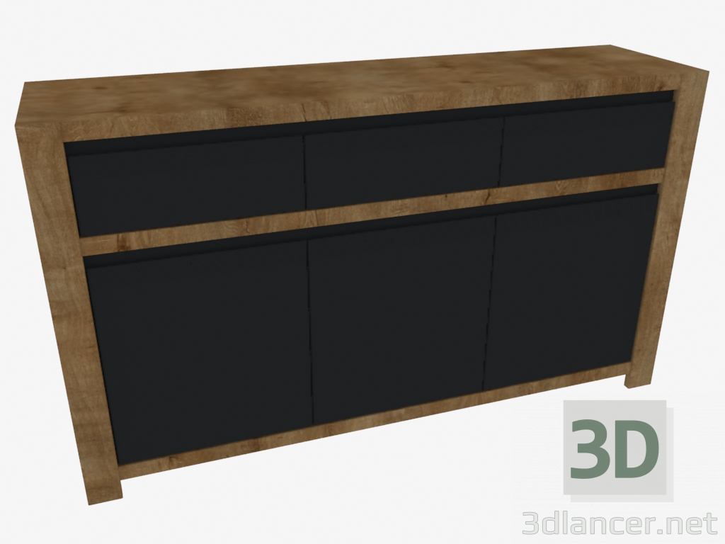 modèle 3D Coffre 3D-3S (TYPE HAVK03) - preview