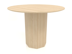 Mesa de comedor DT 11 (D=1000х750, madera blanca)