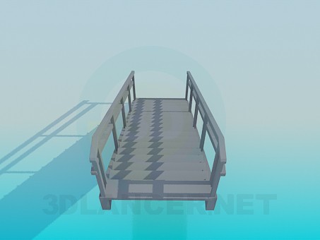 modelo 3D Escalera de metal - escuchar modelo 3D Escalera de metal - escuchar