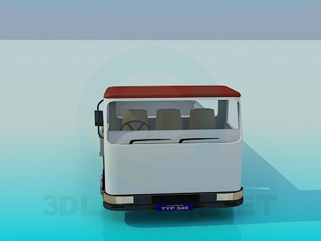 3D Modell LKW - Vorschau