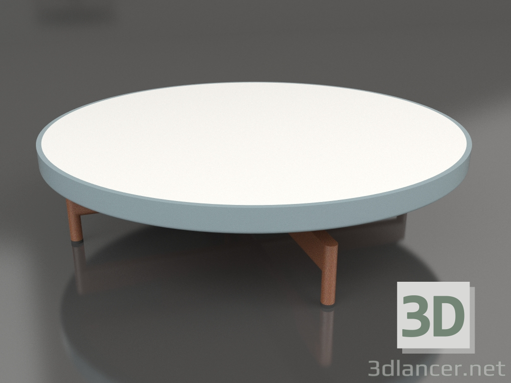 modèle 3D Table basse ronde Ø90x22 (Bleu gris, DEKTON Zenith) - preview